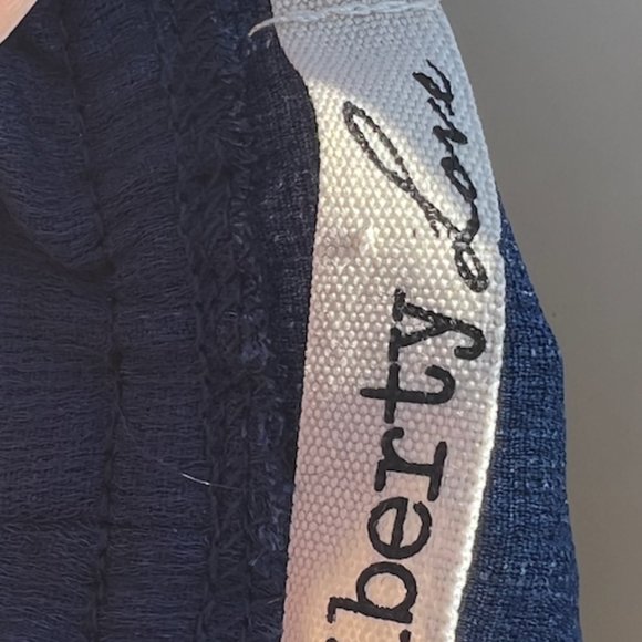 Plus 2X Blue floral Dress - Picture 11 of 12